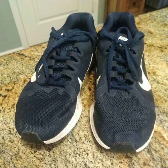 Nike Mens Downshifter 8 AQ2269-400 Blue White Running Shoes Lace Up Size 8.5 main image 7